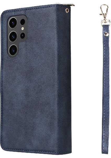 El Kayışı Cüzdan Kılıf ile Samsung Galaxy S24 Ultra Kart Tutucu Için Kılıf (Yurt Dışından) indirimleri