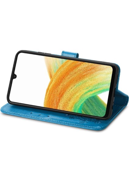Samsung Galaxy A13 4g Kısa Kayış Deri Kılıf Dört Yapraklı Yonca (Yurt Dışından) fırsatları