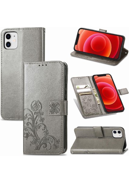 Iphone 12 Için Kılıf Mini Deri Kılıf Kapak Çevirin Zarif Iş Dört (Yurt Dışından)