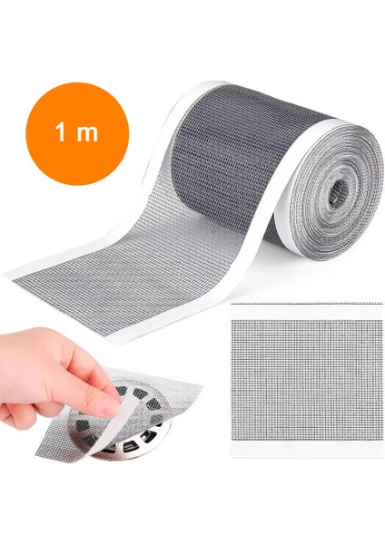 1 Metre 10 cm Çok Amaçlı Süzgeç Bant Fileli Gider Koruyucu Saç Toplayıcı Gider Süzgeci Böcek ve Haşere Önleyici fırsatları