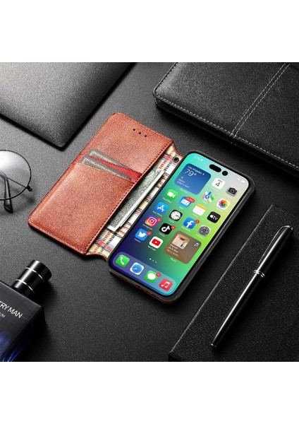 Apple IPhone 14 Pro Kılıf Için Kılıf Zarif Iş Kapak Çevirin (Yurt Dışından)