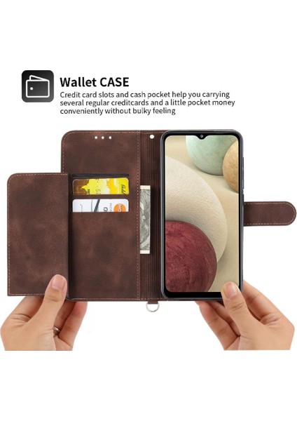 Samsung Galaxy A22 4g Kabartmalı Darbeye Dayanıklı Çoklu Kredi Için Flip Case (Yurt Dışından) modelleri