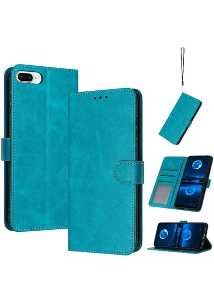 IPhone 6 Için Flip Case Artı/6s Artı Toka Pu Deri Saf Renk ile (Yurt Dışından)