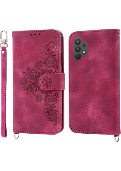 Samsung Galaxy A13 Için Flip Case 4g/5g Bileklik Darbeye Çoklu Kart (Yurt Dışından)