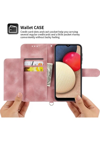 Samsung Galaxy A54 5g Kabartmalı Bileklik Çoklu Kredi Için Flip Case (Yurt Dışından)