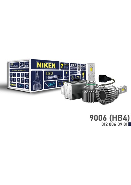 Nova Serisi LED Xenon 9006 Hb4 Far Ampulü 90W