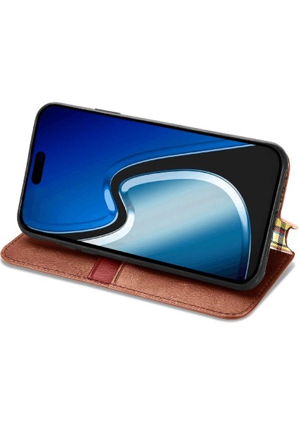 Apple iphone 15 Için Kılıf Artı Flip Kapak Zarif Iş Moda Tasarımı (Yurt Dışından)