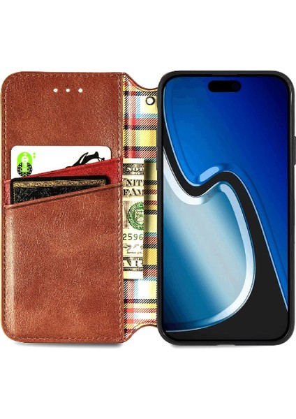Apple iphone 15 Için Kılıf Artı Flip Kapak Zarif Iş Moda Tasarımı (Yurt Dışından)