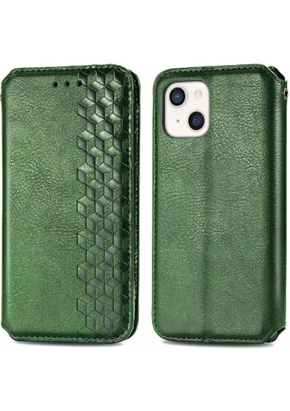 Apple IPhone 13 Için Kılıf Mini Deri Kılıf Cüzdan Fonksiyonu Zarif Flip (Yurt Dışından)