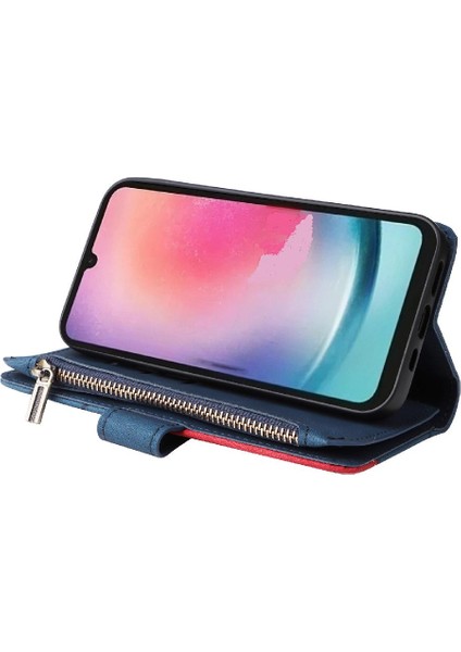 Samsung Galaxy A25 5g Fermuar Cüzdan Tarzı Kickstand Koruyucu Kılıf (Yurt Dışından)