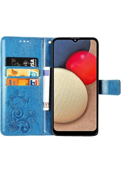 Samsung Galaxy A02S Flip Kapak Kılıf Için Kılıf Kısa Kayış Zarif (Yurt Dışından) modelleri