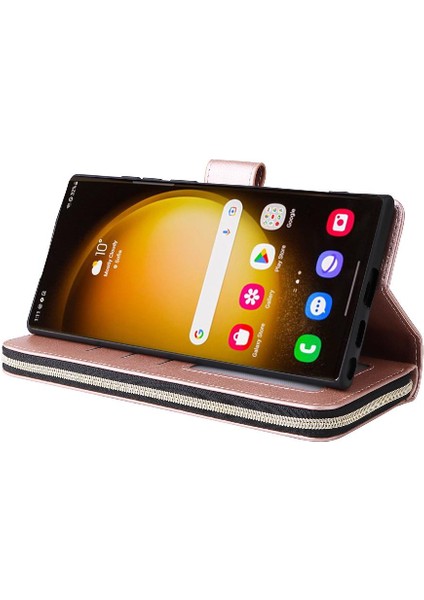 El Kayışı Cüzdan Kılıf ile Samsung Galaxy S24 Ultra Kart Tutucu Için Kılıf (Yurt Dışından) fırsatları