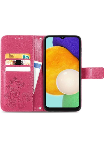 Samsung Galaxy A13 5g Dört Yapraklı Yonca Kısa Kayış Deri Kılıf (Yurt Dışından) modelleri