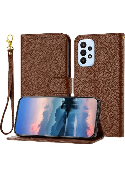 Telefon Kılıfı Için Samsung Galaxy A53 5g Flip Folio Pu Deri Kart Yuvaları (Yurt Dışından)