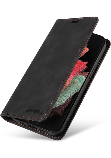 Samsung Galaxy S21 Ultra 5g Için Kılıf Folio Cüzdan Pu Deri Manyetik (Yurt Dışından) fırsatları
