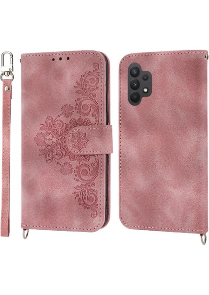 Samsung Galaxy A32 4g Darbeye Dayanıklı Bileklik Çoklu Kredi Için Flip Case (Yurt Dışından) indirimleri