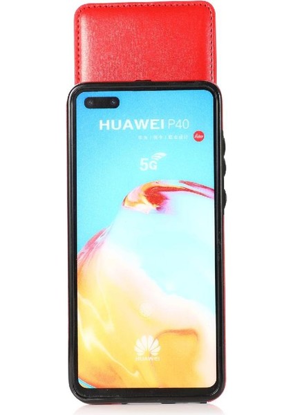 Huawei P40 Manyetik Toka Kickstand Vaka Cüzdan Kartı ile Uyumlu (Yurt Dışından) modelleri
