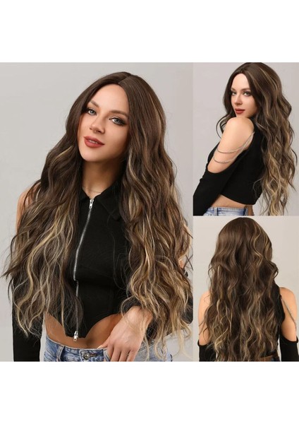 Ombreli Dalgalı Perçemsiz Vip Peruk