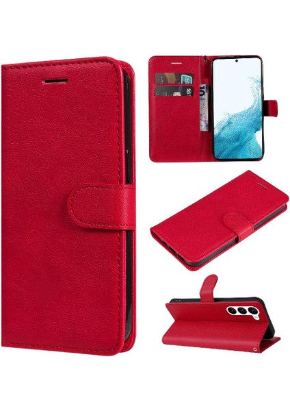 Samsung Galaxy S23 Deri Iş Cüzdan Kılıf Için Flip Case (Yurt Dışından)