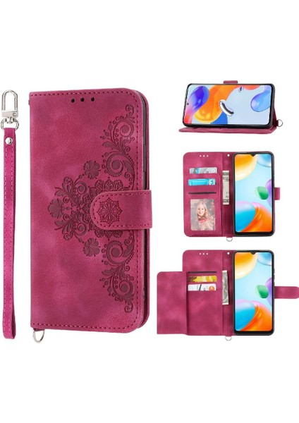 Samsung Galaxy A04E Bileklik Çoklu Kredi Kartı Yuvaları Için Flip Case (Yurt Dışından) modelleri