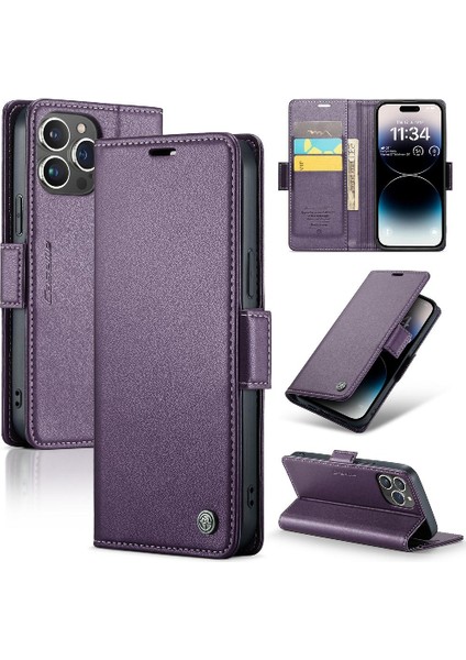 IPhone 14 Için Caseme Durumda Pro Kickstand Cüzdan Kılıf Darbeye Vaka Kartı (Yurt Dışından)
