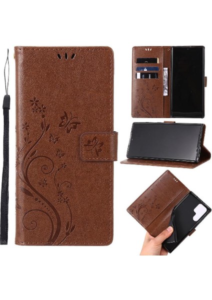 Samsung Galaxy S24 Ultra Kart Tutucu Kickstand Pu Deri Için Filp Durumda (Yurt Dışından)