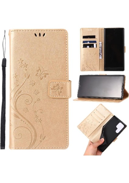 Samsung Galaxy S24 Ultra Kart Tutucu Kickstand Pu Deri Için Filp Durumda (Yurt Dışından)