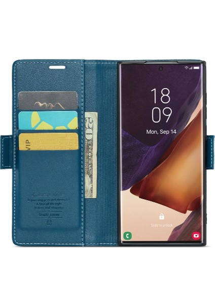 Samsung Galaxy Not 20 Ultra Cüzdan Kılıf Anti Dolandırıcılık Kartı Için Caseme Durumda (Yurt Dışından)