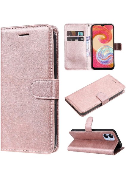 Samsung Galaxy A04E Iş Cüzdan Telefon Kılıfı Için Flip Case Klasik Katı (Yurt Dışından)