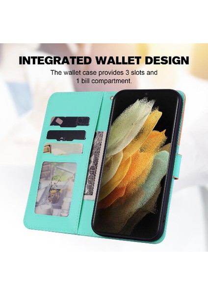 Samsung Galaxy S21 Ultra Kapak Çevirin Cüzdan Basit Iş Durum (Yurt Dışından) fırsatları