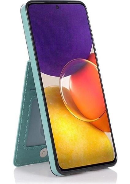 Kredi Premium Deri Çanta ile Samsung Galaxy A33 5g ile Uyumlu (Yurt Dışından)