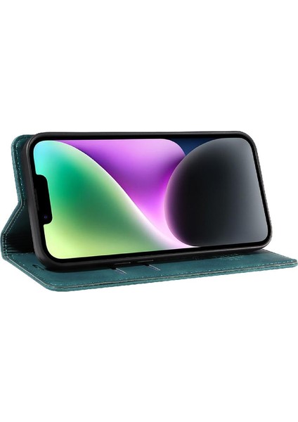 Iphone 13 Için Kılıf Mini Koruyucu Manyetik Folio Cüzdan Pu Deri (Yurt Dışından)
