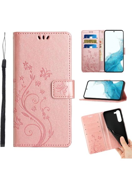 Samsung Galaxy S23 Için Kickstand Durumda Kart Tutucu Manyetik Kapatma Pu (Yurt Dışından)
