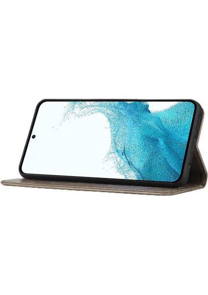 Samsung Galaxy S23 Için Kickstand Durumda Kart Tutucu Manyetik Kapatma Pu (Yurt Dışından) modelleri