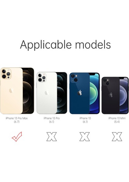 Iphone 13 Için Kılıf Pro Max IP68 Su Geçirmez Tam 12FT Askeri Darbeye (Yurt Dışından)