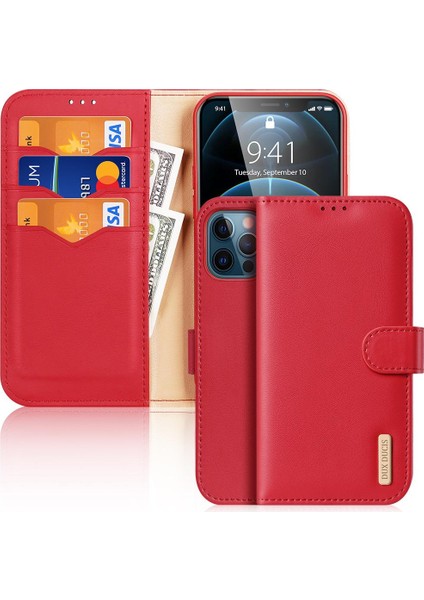 Dux Duduiphone 12 Pro Max Premium Deri Kılıf Kılıf (Yurt Dışından)