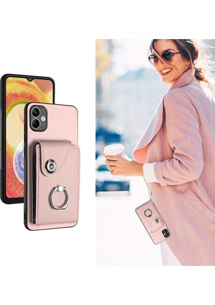 Samsung Galaxy A04E 4g Için Kılıf Koruyucu Kapak Kart Yuvası Tutucular Deri (Yurt Dışından) indirimleri