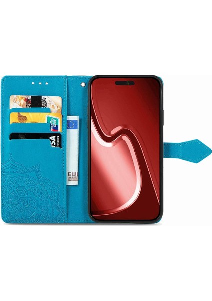 Iphone 15 Için Kılıf Promax Flip Kapak Zarif Desen Basit Iş (Yurt Dışından)