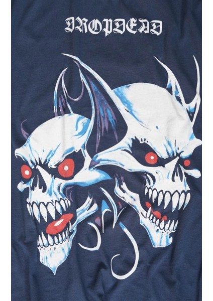 Dropdead Lacivert Oversize Unisex T-Shirt indirimleri
