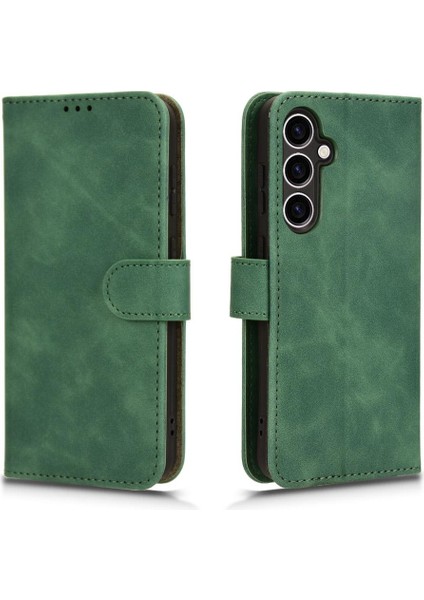 Samsung Galaxy S23 Fe 5g Için Kılıf Deri Folio Flip Case Koruyucu (Yurt Dışından)