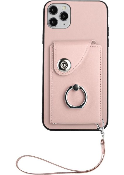 Iphone 11 Için Kılıf Pro Max El Kayışı Koruyucu Kapak Kart Yuvası Tutucular (Yurt Dışından)
