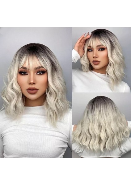 En Özel Vip Dokuda Ombreli Dalgalı Peruk