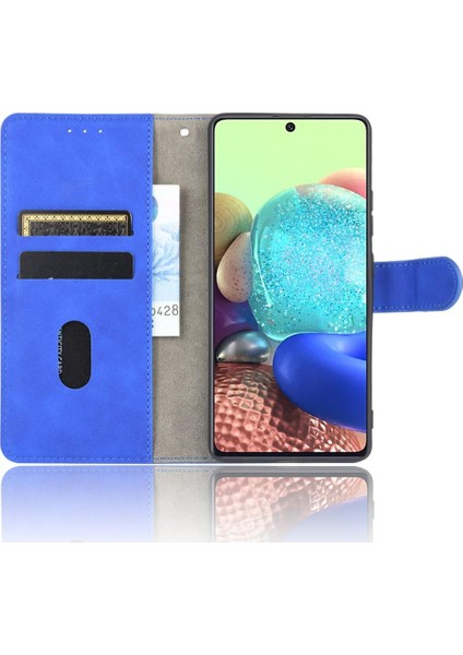 Kart Tutucu Kickstand Tam Koruma ile Samsung Galaxy A71 5g Için Kılıf (Yurt Dışından)
