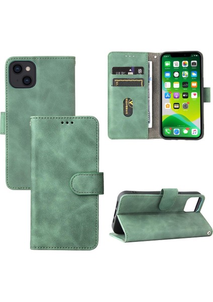 Kart Tutucu Kickstand ile iphone 13PRO Deri Folio Flip Case Için Kılıf (Yurt Dışından)