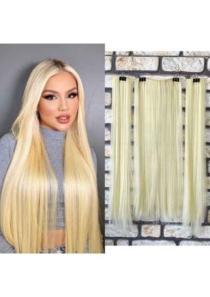 Yarımay+2 Yan Platin Düz Çıt Çıt 75 cm