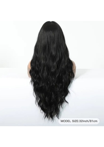 Siyah Okyanus Dalgalı Vip Saç Peruk fiyatları