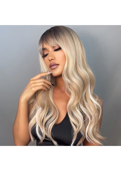 Hafif Dalgalı Özel Kesim Medikal Gerçek Saç Dokulu Fenomen Peruk modelleri