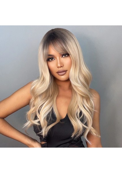 Hafif Dalgalı Özel Kesim Medikal Gerçek Saç Dokulu Fenomen Peruk fırsatları