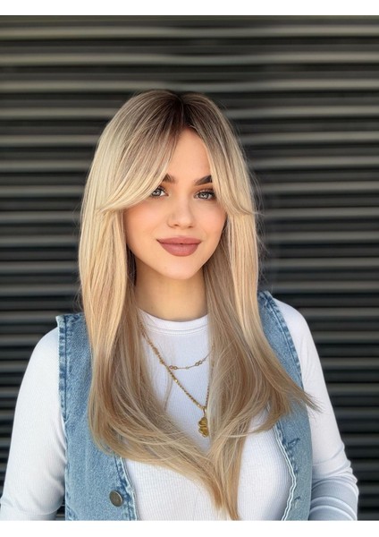 En’ler Özel Ombreli Vip Peruk - Gerçek Saç Dokusunda