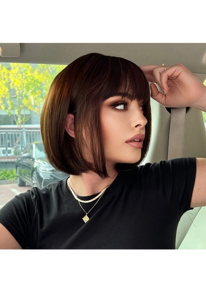 Kahve Tonu Perçemli Küt Model fırsatları